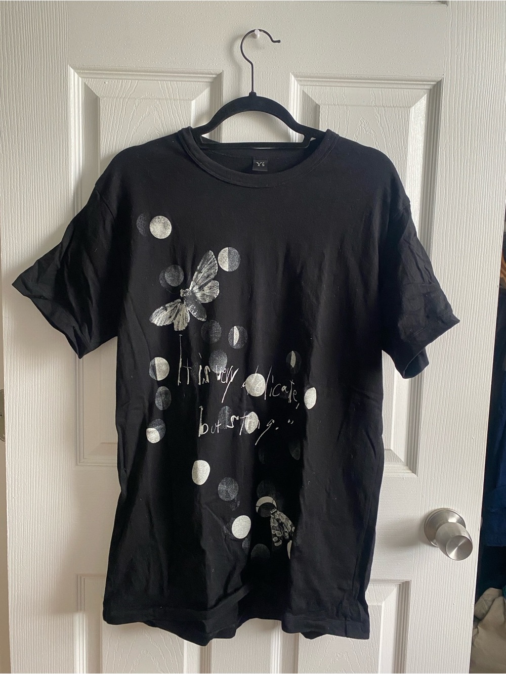 Black graphic yohji yahmomoto Y’s t-shirt